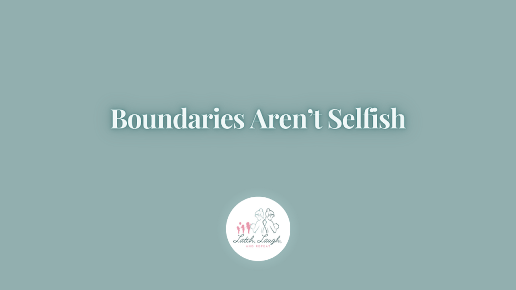 Boundaries Aren’t Selfish